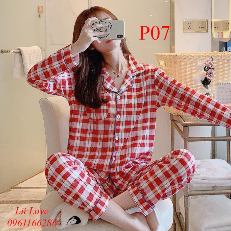 Bộ Pijama Dài Tay - Sợi Tơ Sữa Cao Cấp Mềm, Mịn - Phong Cách Hàn Quốc ✔️