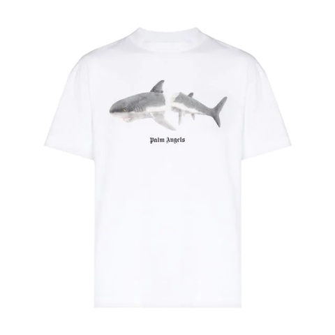 Áo unisex Palm Angels Shark Cá Mập phong cách trẻ trung năng động, nam nữ mặc form cực đẹp