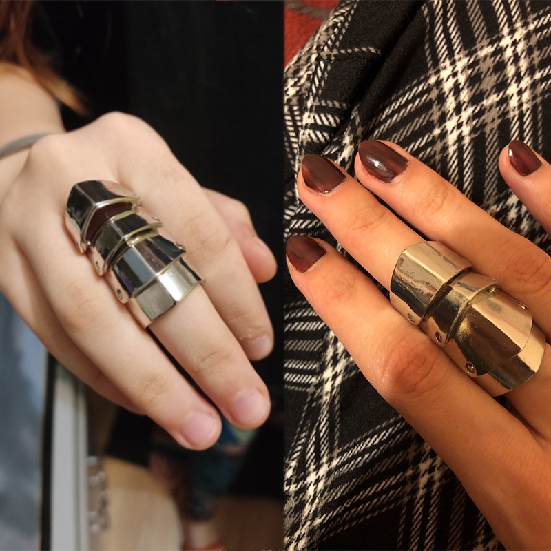 Nhẫn Kim Loại Đeo Khớp Ngón Tay Hình Nhân Vật Anime Oosaki Nana Phong Cách Gothic Rock