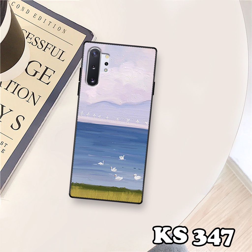 Ốp lưng Samsung Note 10 - Samsung Note 10 Plus - Samsung Note 10 Lite - Ốp in hình Cánh đồng hoa - Chất liệu TPU