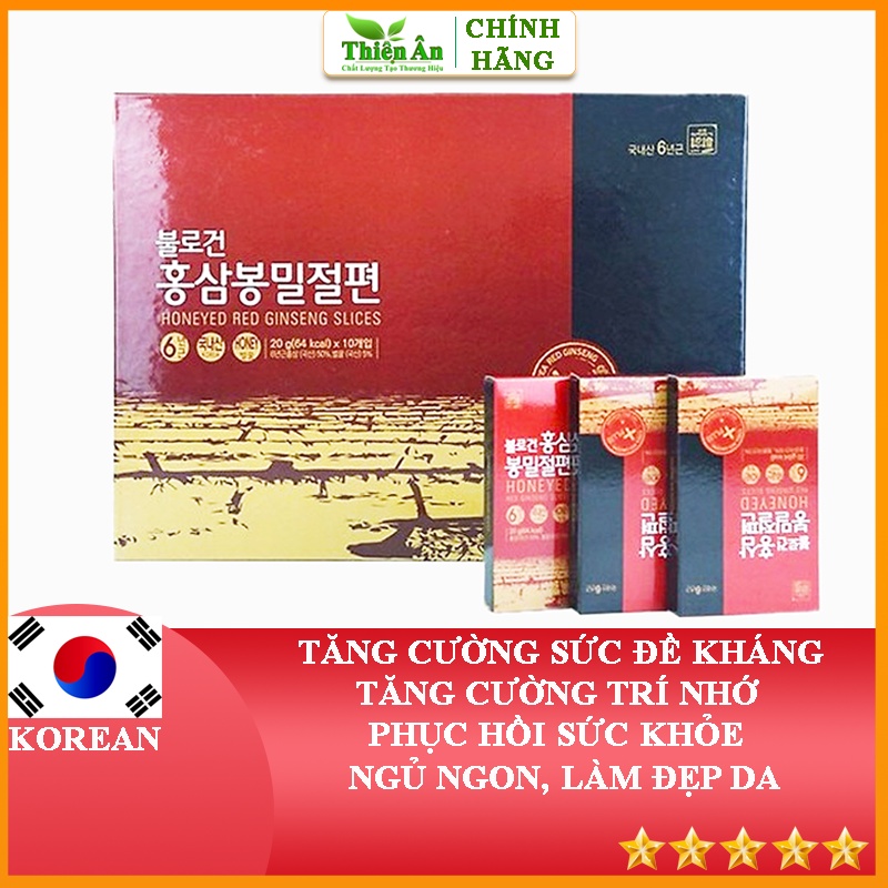 Hồng Sâm Thái Lát Tẩm Mật Ong Deadong 200g