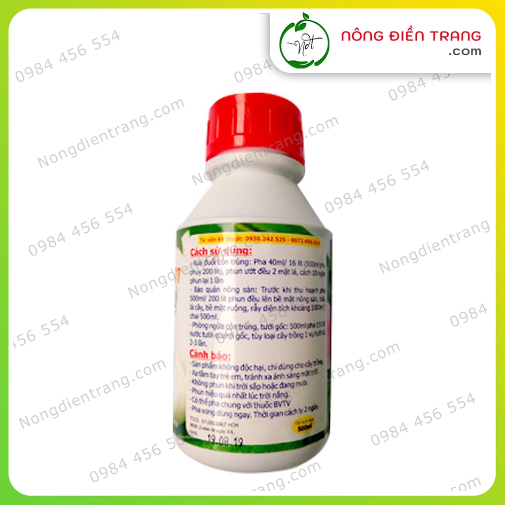 Dịch Tỏi Tr.ừ Sâu Sinh Học Water Đona 07 - Chai 500ml VTNN Nông Điền Trang