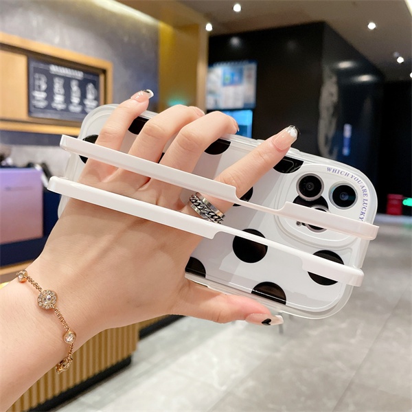 Ốp Điện Thoại Họa Tiết Chấm Bi 2 Trong 1 Chống Nước Chống Rơi Cho iPhone 13 13 Pro Max 12 12Pro 12ProMax 1111ProMax X