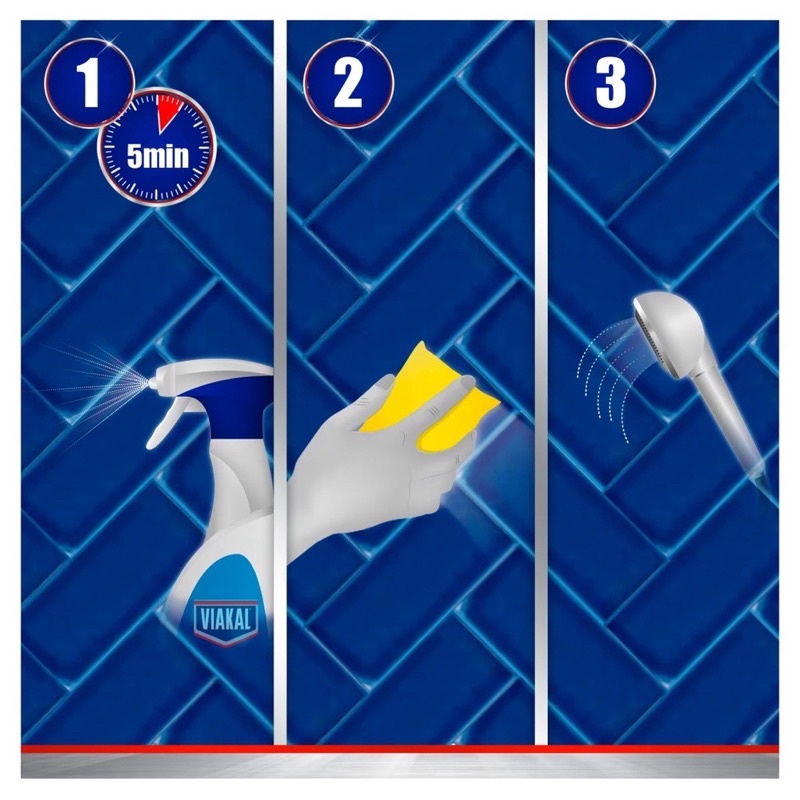 Bình xịt dung dịch tẩy cặn bám trên đồ inox ANTIKAL trong nhà tắm 750ml - Hàng Đức