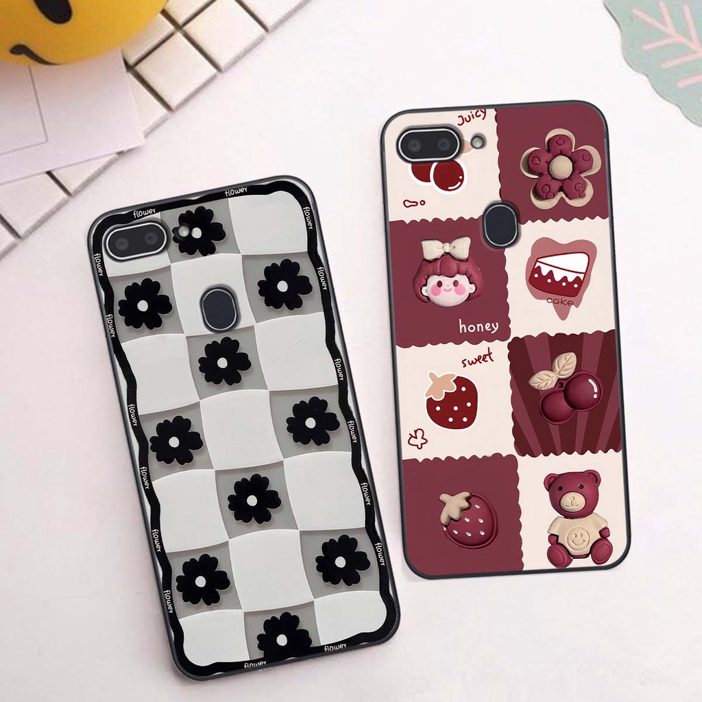 Ốp Realme 1 / 2 in hình trái tim, caro kẹo ngọt đầy cá tính siêu đẹp siêu chất