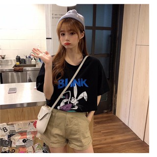 Áo thun tay lỡ dáng rộng freesize từ 38-75kgmặc vừa hàng  unisex nam nữ đều mặc được chất cotton dày mịn thấm hút mồ hôi