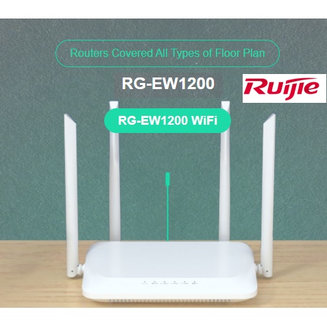Thiết bị phát wifi RUIJIE RG-EW1200G PRO 4 râu đầy đủ phụ kiện chính hãng