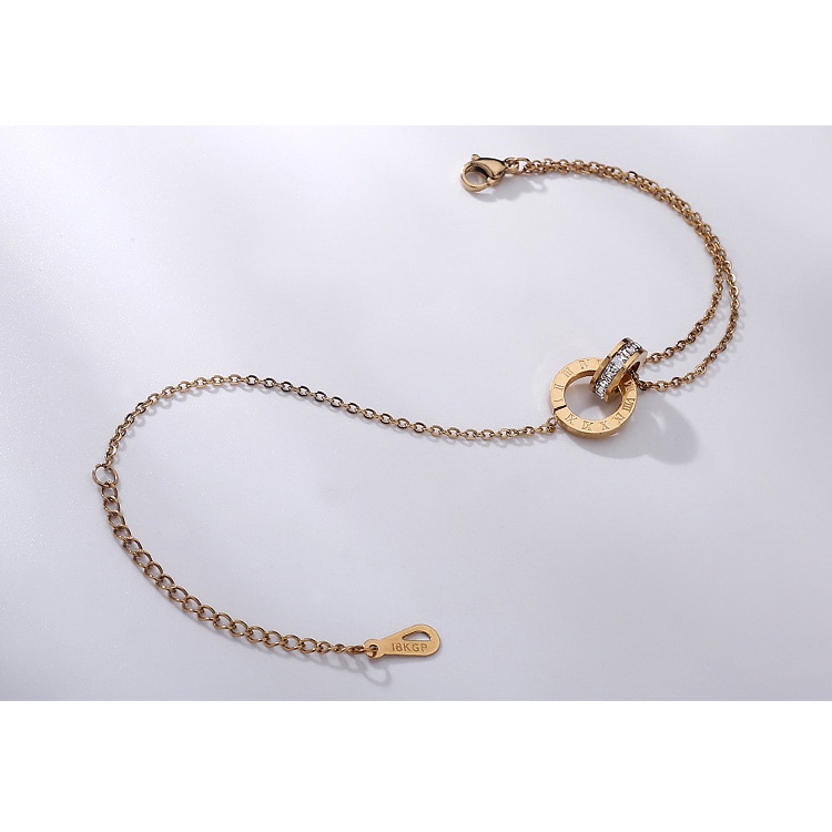 [FreeShip] Lắc tay vòng tay nữ titan la mã S1-207-2 - CAM KẾT KHÔNG BAY MÀU