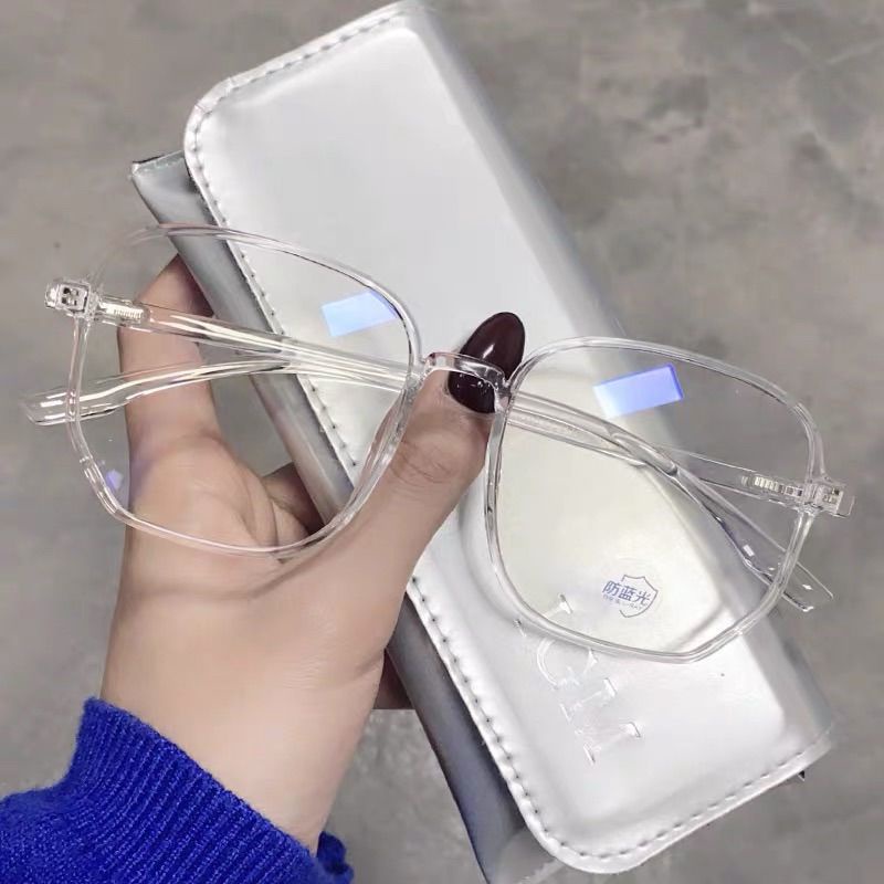 Mắt Kính Gọng Đa Giác Lớn Chống Ánh Sáng Xanh Dương Mới