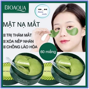 Hộp 60 Miếng Mặt Nạ Dưỡng Mắt Bioaqua Eyemask Hydrating Chính Hãng | Thế Giới Skin Care