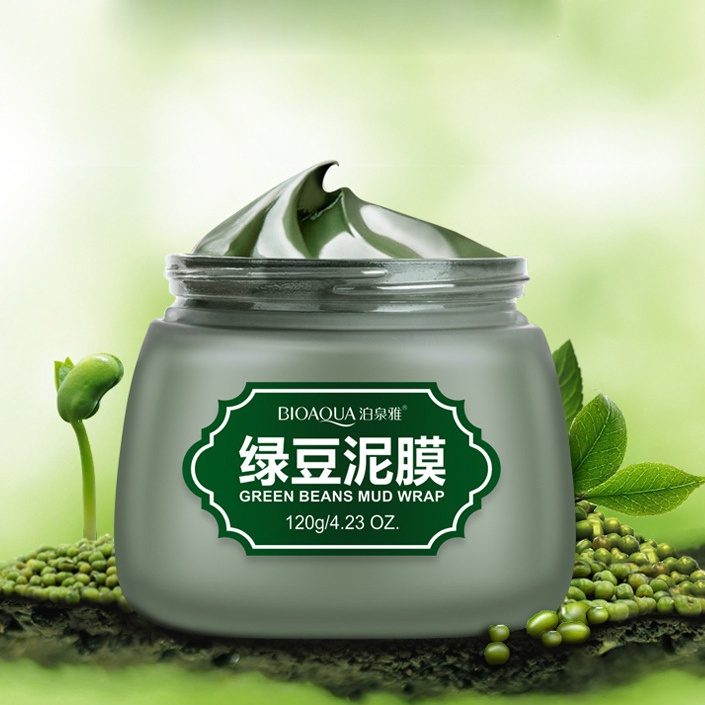 Mặt nạ bùn khoáng Bioaqua kiểm soát dầu dưỡng ẩm loại bỏ mụn đầu đen 120g