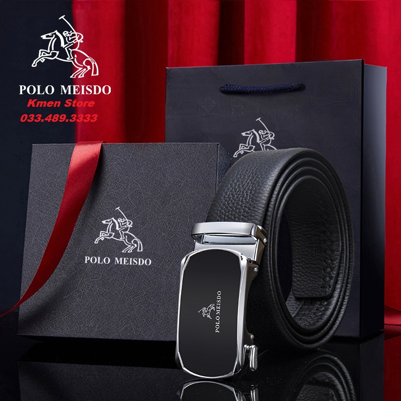 Thắt Lưng Nam Dây Nịt Nam Da Bò Thật Cao Cấp POLO MEISDO PL27
