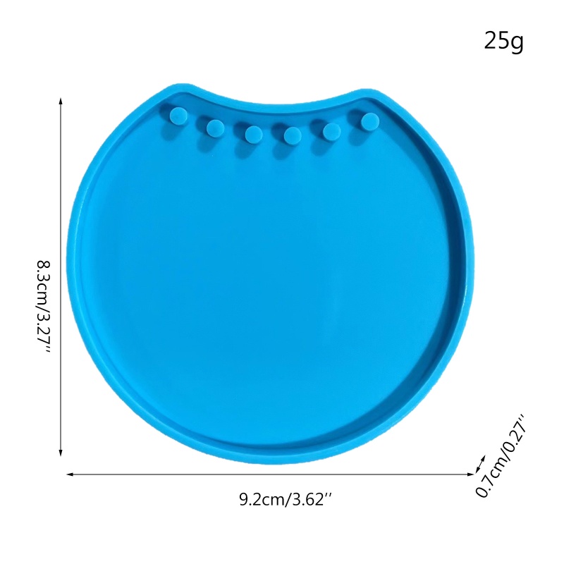 Khuôn Silicone Làm Kẹp Tóc Bằng Epoxy UV DIY