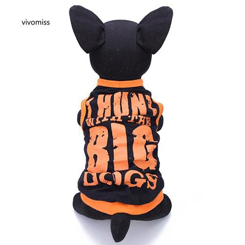 Áo thun ngắn tay họa tiết chữ dễ thương dành cho cún cưng