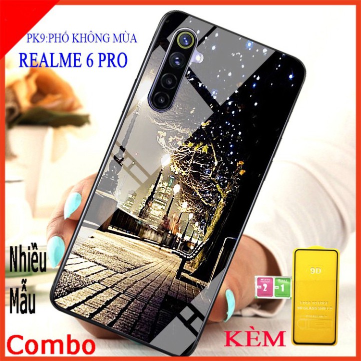 (COMBO ốp lưng )1 ốp lưng điện thoại REALME 6 PRO và 1 kính cường lực full màn hình, Có kèm video sản phẩm educase66