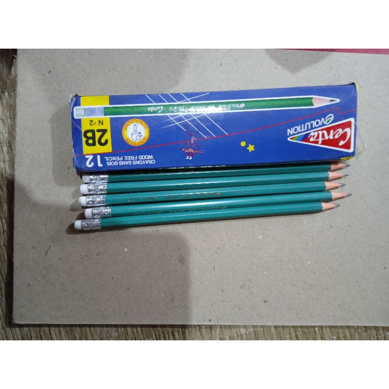 5 bút chì xanh 8k