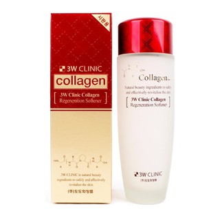 Nước Hoa Hồng 3W Clinic Collagen Regeneration Softener 150ml