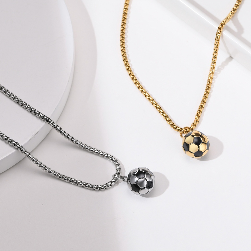 Vòng cổ Mạ Vàng 18K Mặt Hình Quả Bóng Thời Trang