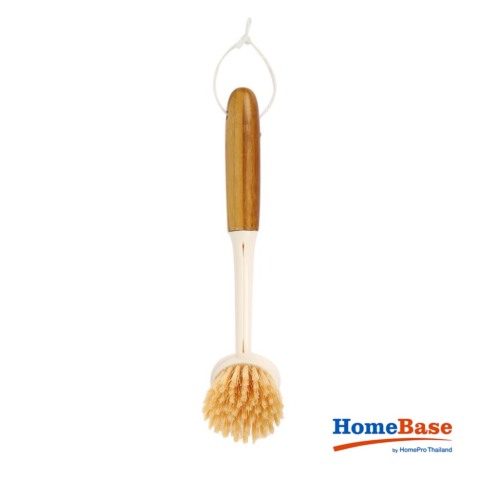 HomeBase ACCO Bàn chải vệ sinh bằng tre/nhựa YJ-Z12 H24XW.5.5XD4màu kem