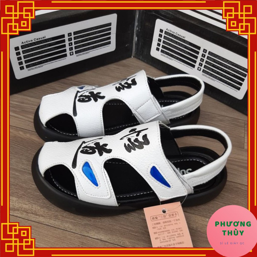 Giày sandal rọ bé trai siêu nhẹ full box mã 703  (ảnh,video thật )