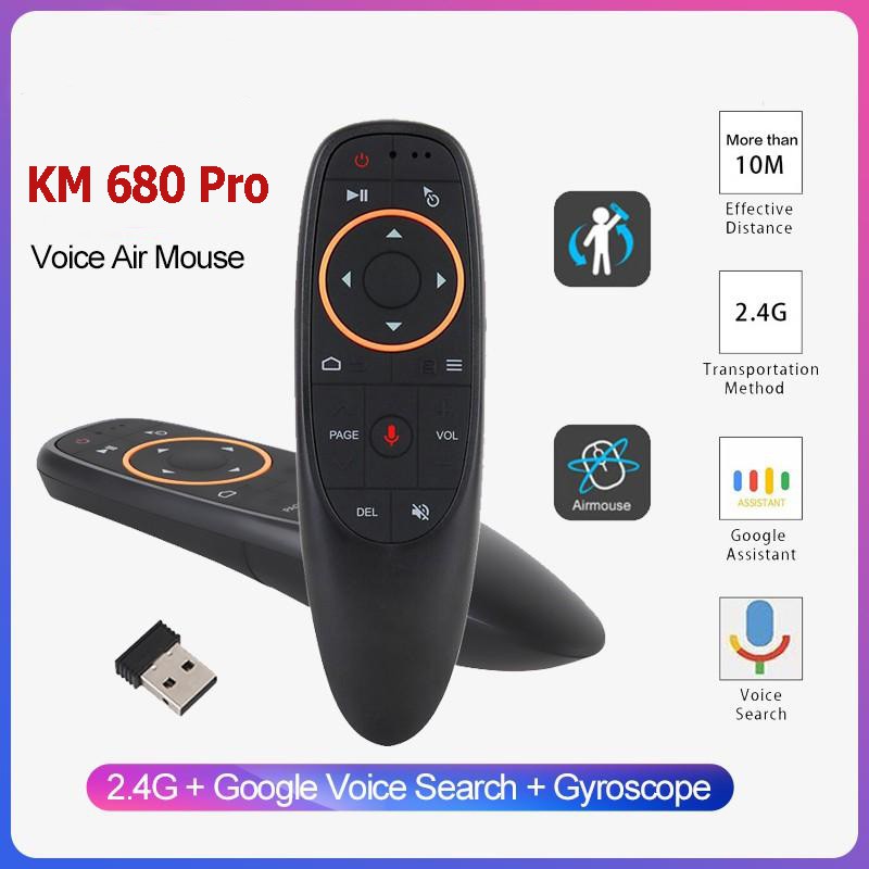 AIR MOUSE ĐIỀU KHIỂN CHUỘT BAY TÌM KIẾM BẰNG GIỌNG NÓI KM680PRO