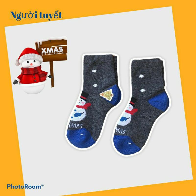 5 đôi tất noel cổ cao đẹp cho bé