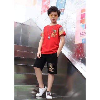 Bộ Cotton Bé Trai  Size Đại 💥 FREESHIP 💥Bộ Thun Cộc tay Bé Trai