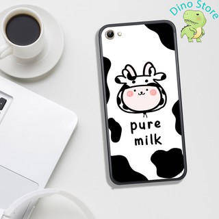 [Free Thêm Tên/Ngày Sinh/SĐT] ỐP LƯNG UV VIVO Y71/Y81/Y83, IN HÌNH CHÚ BÒ SỮA CUTE.