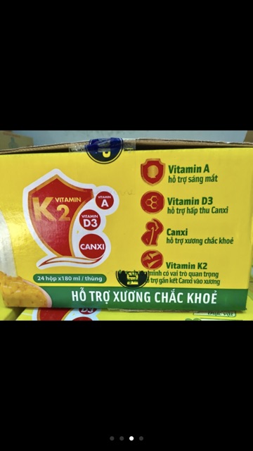 Sữa bắp non thùng 24hx180ml