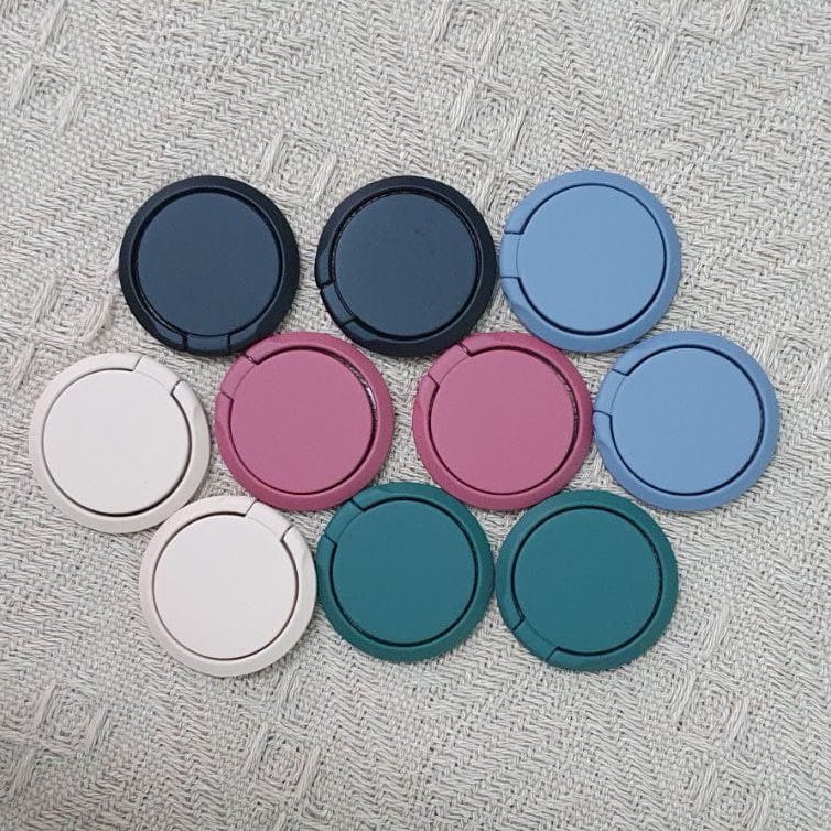 Finger Ring Vòng Xỏ Ngón Giá Đỡ Máy Đọc Sách Điện Thoại 2 trong 1 Dễ Dán Chắc Chắn - Xaha Store