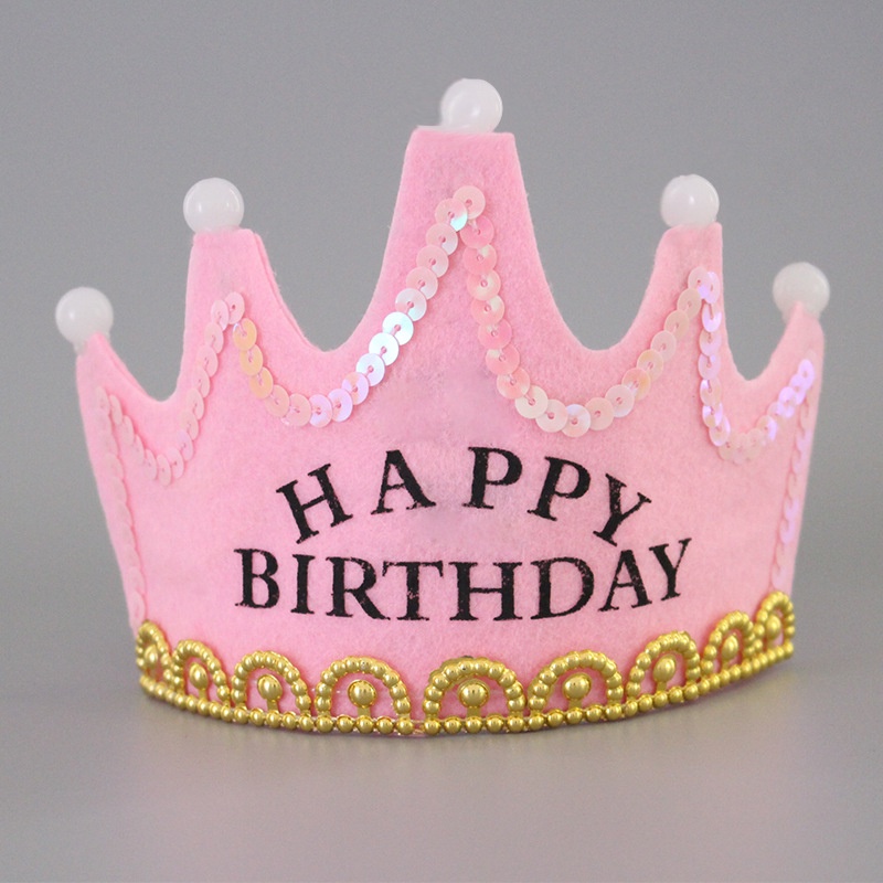 Mũ Vương Miện Công Chúa Có Đèn LED Phát Sáng