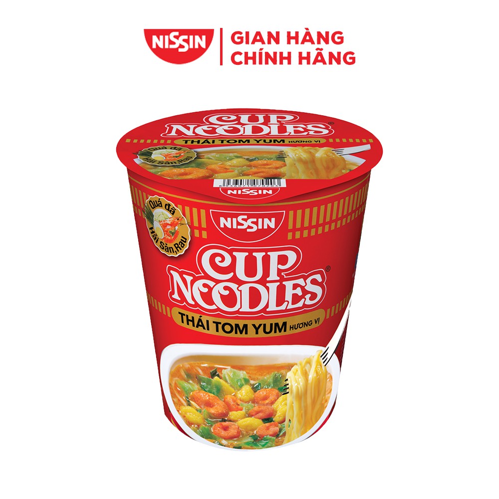 Thùng 24 Ly Mì Cup Noodles Hương Vị Thái Tomyum | BigBuy360 - bigbuy360.vn