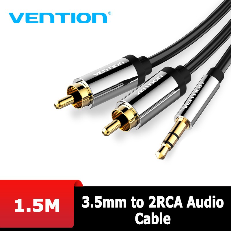 Cáp chuyển đổi Audio 3.5mm ra 2 RCA - Vention BCFB - BEN