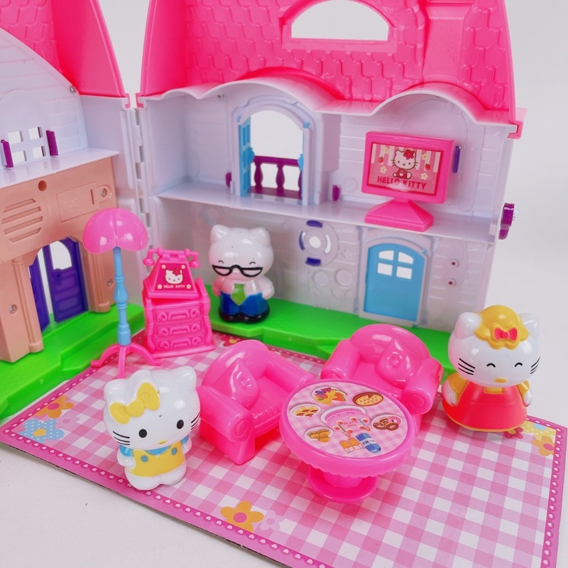 Bộ Đồ Chơi Mô Hình Ngôi Nhà Hello Kitty Cho Bé