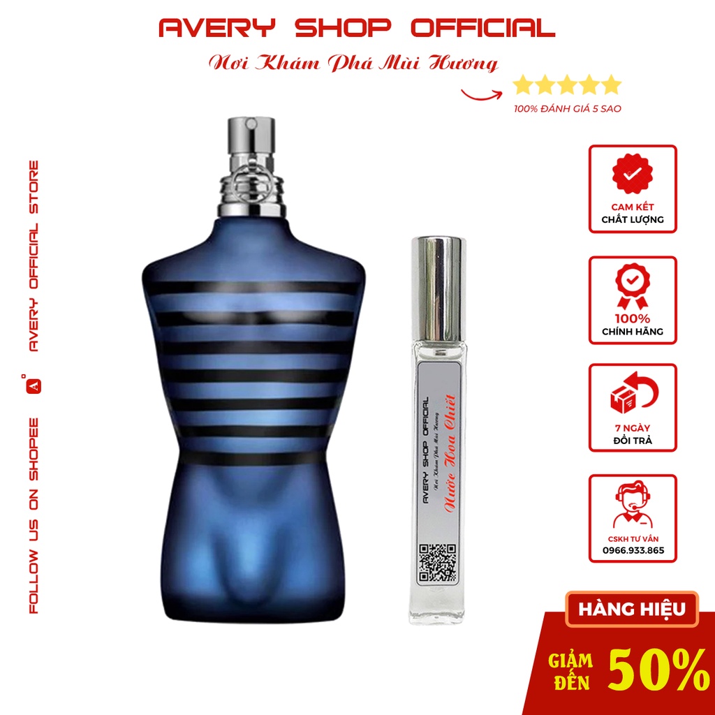 - Nước Hoa Jean Paul Gaultier Ultra Male Intense EDT Chính Hãng