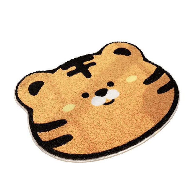 Thảm lót cửa chùi chân Chống Trượt Thấm Hút Tốt In Họa Tiết Động Vật Hoạt Hình Trang Trí Nhà Cửa