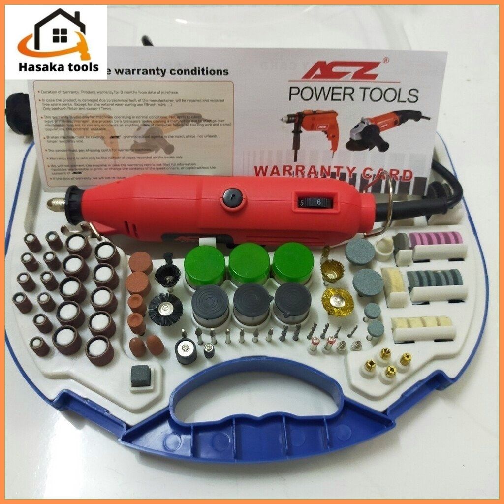 Máy mài mini ACZ 6058 có điều chỉnh tốc độ,mài khuôn,bộ máy khoan mài cắt khắc cầm tay
