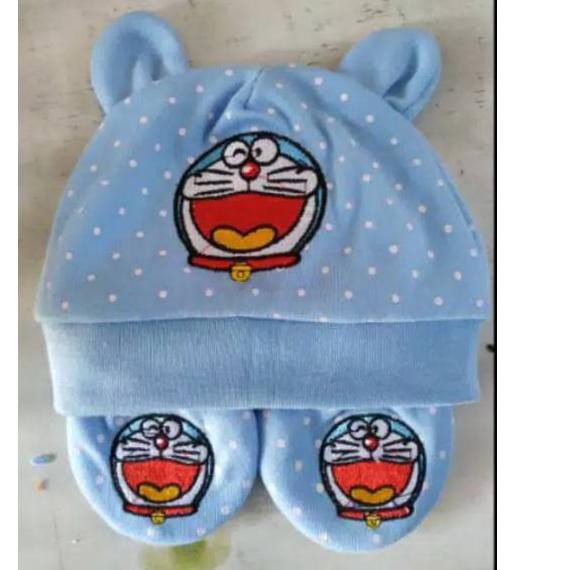 X Set Mũ + Quần Họa Tiết Doraemon Ln2..... Cho Bé Tập Đi
