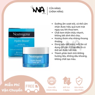 Kem Dưỡng 💟𝙁𝙍𝙀𝙀 𝙎𝙃𝙄𝙋💟Neutrogena Hydro Boost Water Gel 48ml – Dưỡng Ẩm Cấp Nước Cho Da Căng Bóng