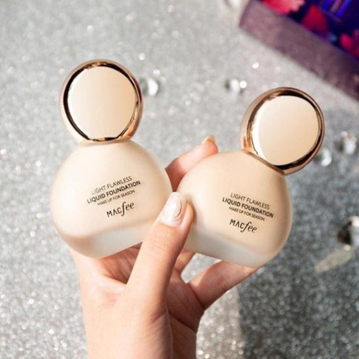Kem nền che khuyết điểm dưỡng ẩm lâu trôi Macfee -Kingdc-Light Flawless Liquid Foundation MLF2 | BigBuy360 - bigbuy360.vn