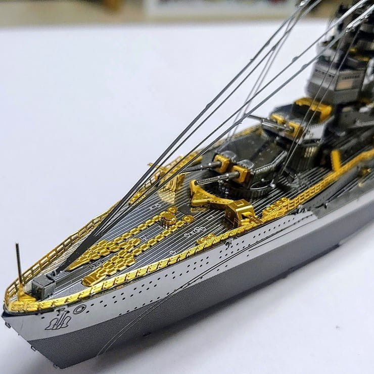 Mô Hình Kim Loại 3D Piececool Tàu Chiến Thiết Giáp Hạm Nhật Bản Nagato Battleship