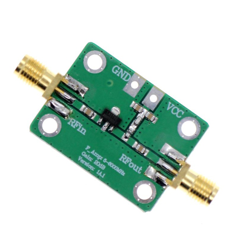 Bộ Khuếch Đại Tín Hiệu 5-6000MHz RF 20dB Băng Tần Rộng Cho FM HF VHF UHF Ham