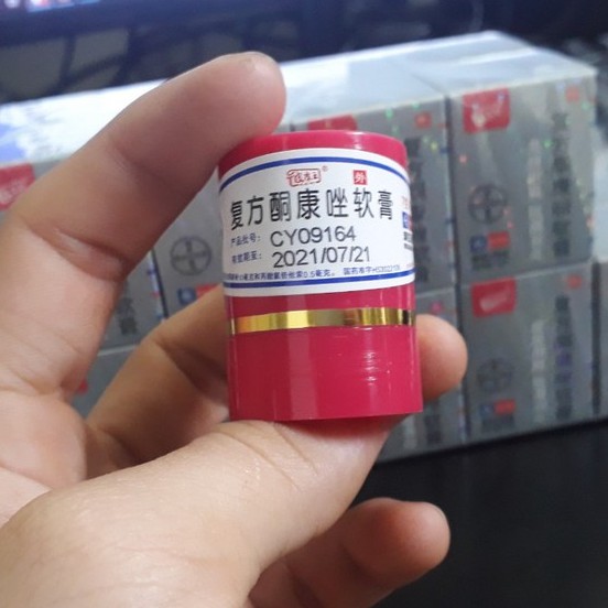 Tuýp mới bôi nấm da 7gr - Bôi da liễu, ngứa, hắc lào, mề đay, tổ đỉa, á sừng vảy nến lâu năm lọ màu đỏ