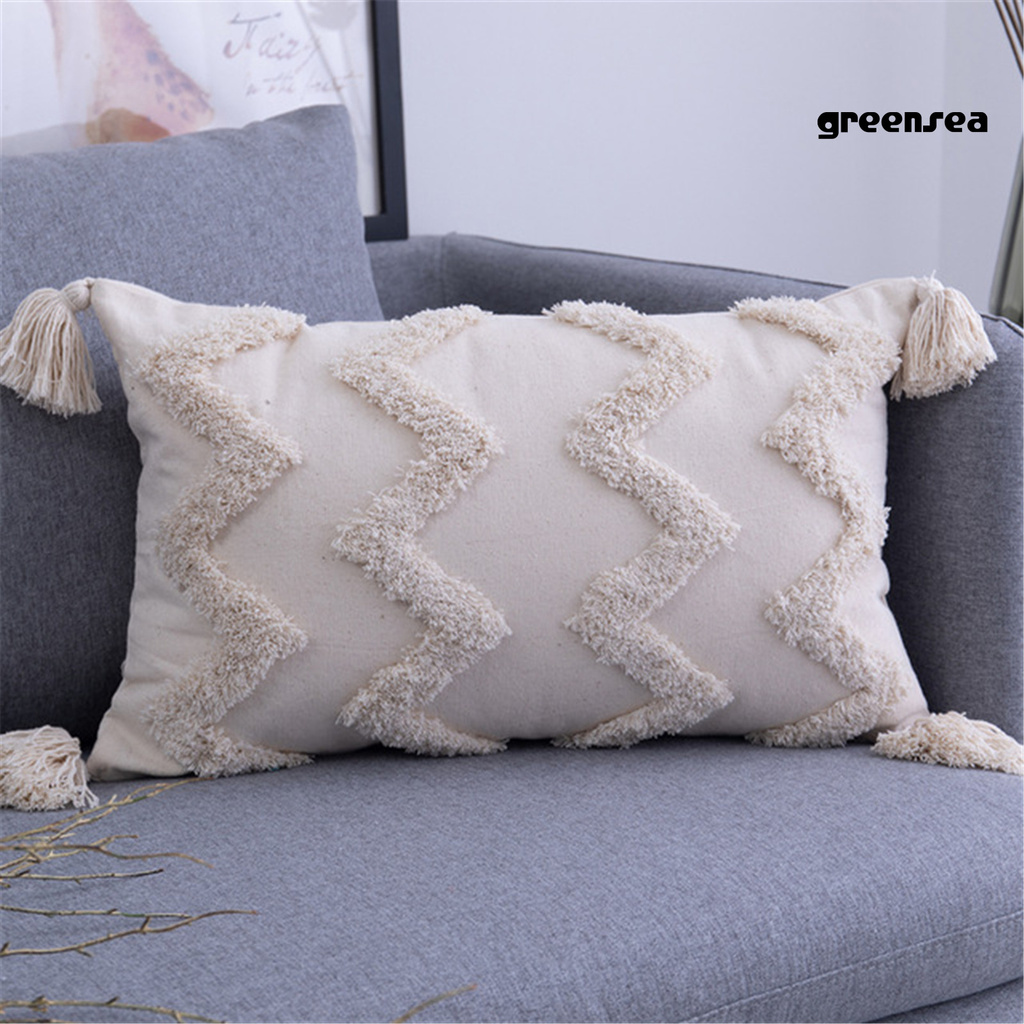 Vỏ Bọc Gối Sofa Trang Trí Họa Tiết Giáng Sinh Đơn Giản Handmade