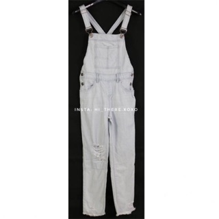Quần yếm jeans bé gái Forever21 auth size 120