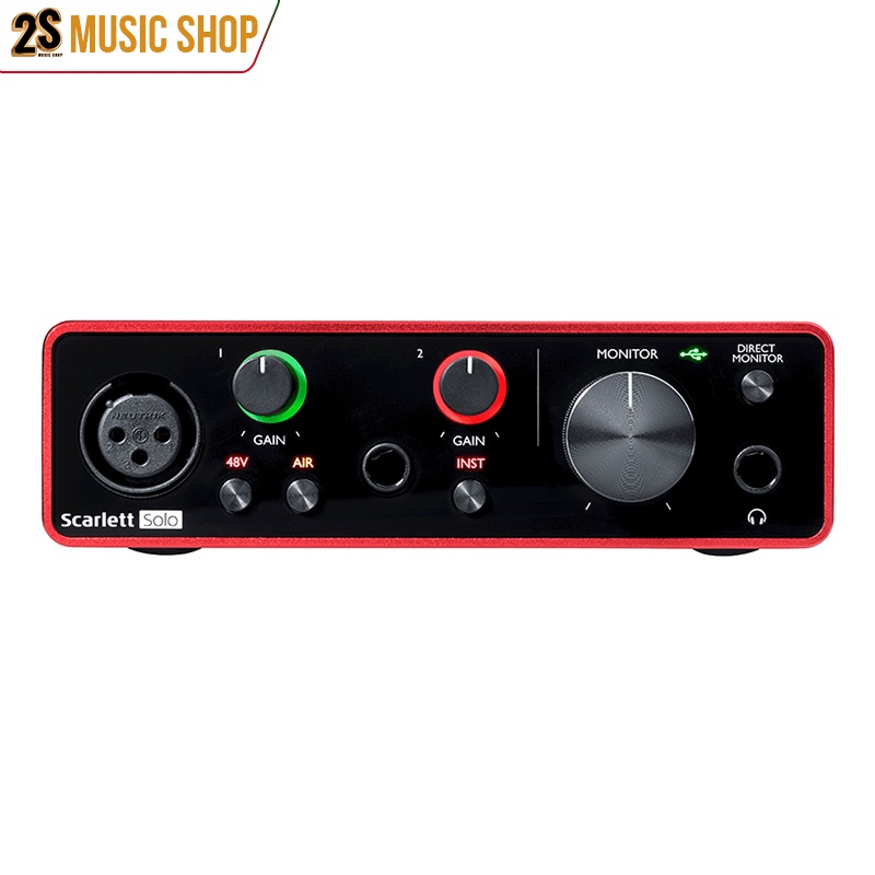 Soundcard Thu Âm Scarlett Solo Gen 3 Focusrite