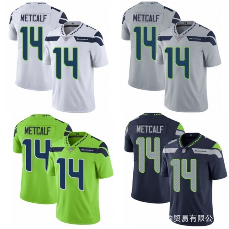 Áo thun thể thao bóng đá đội Seahawks số 14 Nfl