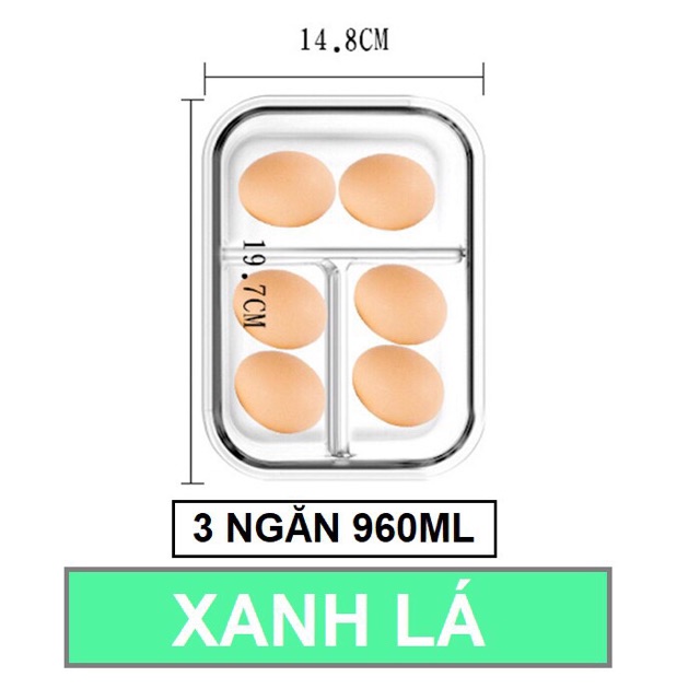 {𝙗𝙖́𝙣 𝙗𝙪𝙤̂𝙣/𝙗𝙖́𝙣 𝙨𝙞̉} Bộ hộp cơm thủy tinh cao cấp