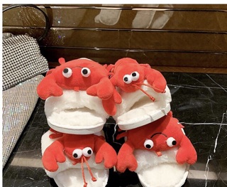 (Video thật) Dép bông tôm hùm🦞