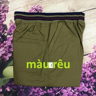 quần Short kaki nam lưng thun